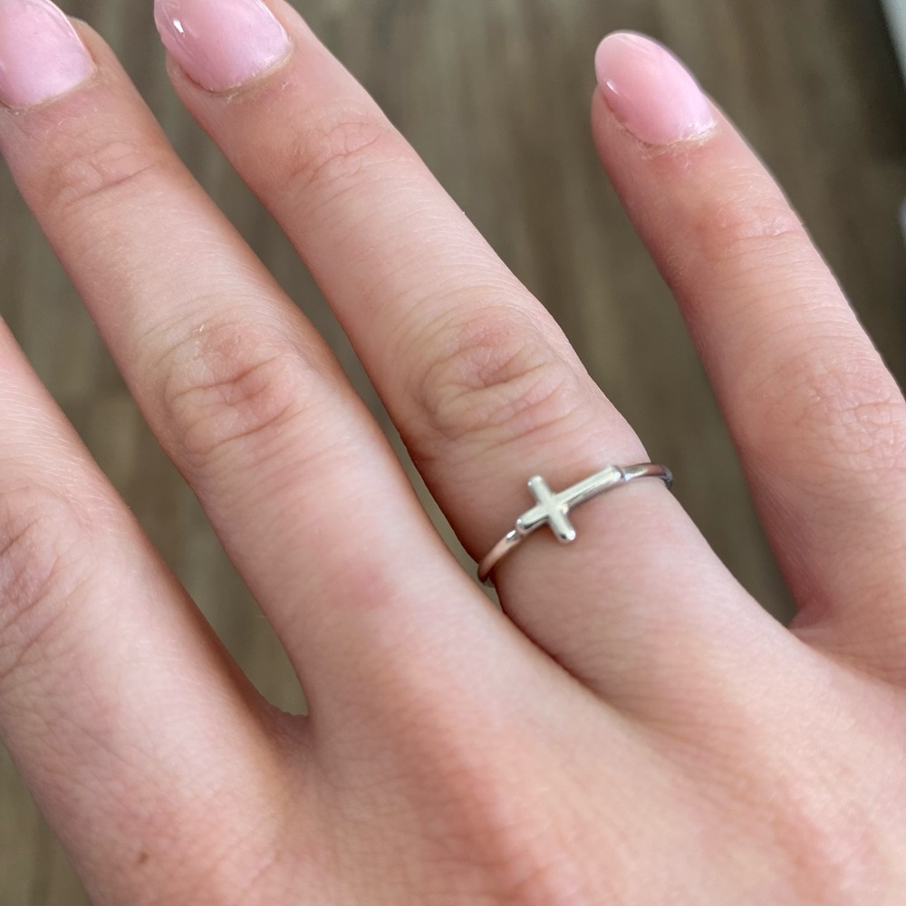 Sterling Silver Cross Ring